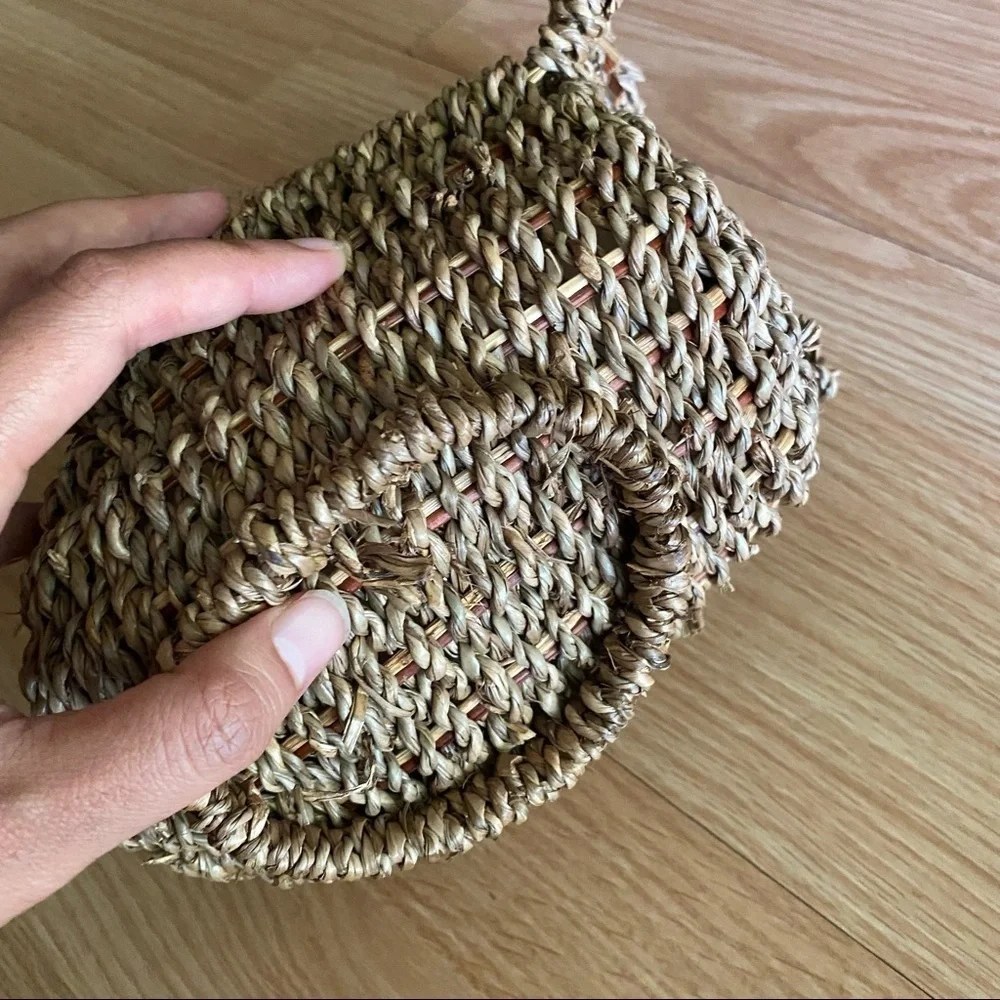 Vintage Wicker Turkey Basket Decorative Accent